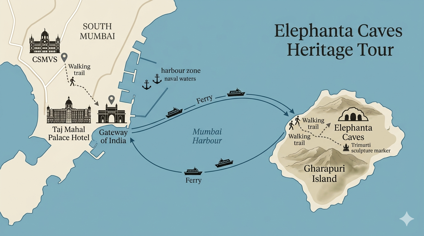 elephanta caves mumbai save tours