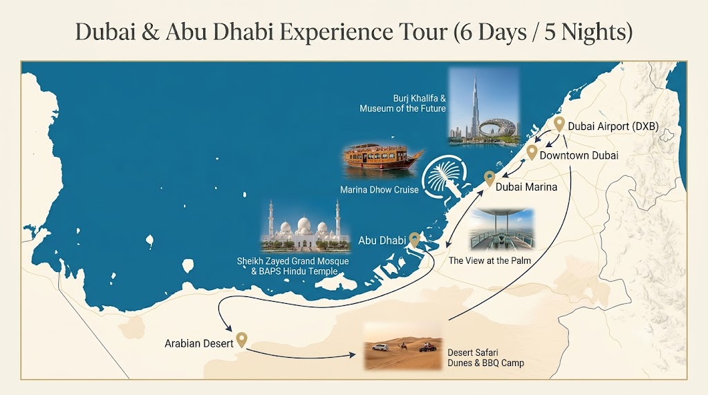 Dubai and Abu Dhabi Save tours