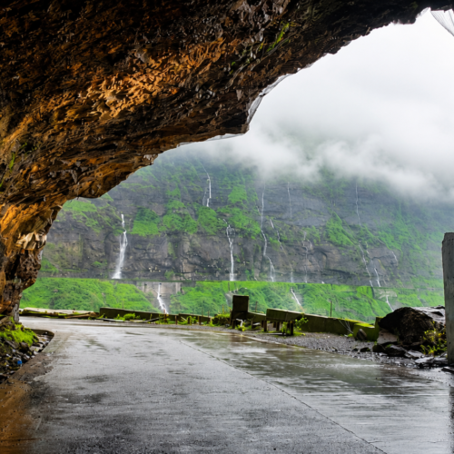 Malshej Ghat Reverse waterfall Save Tours
