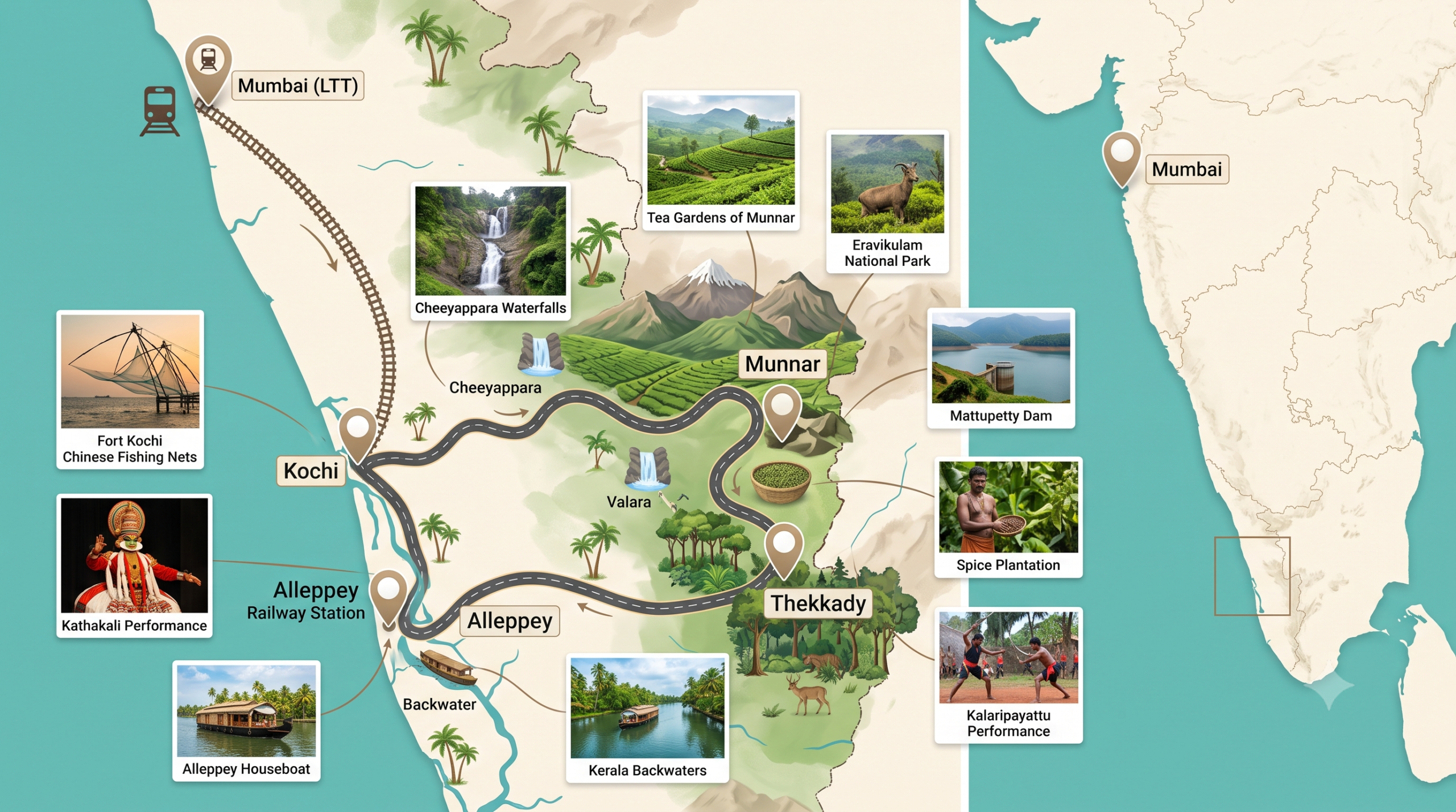 Kerala Tours From Mumbai Save Tours